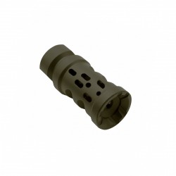 AR-15/.223/5.56 Ported Muzzle Brake Compensator ½”x28- Cerakote ODG